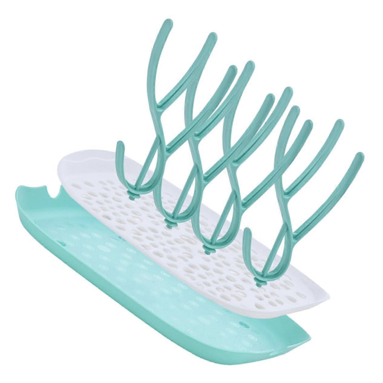 Bottle Drying Rack with Scratch Holders for Quick Air Drying Mugs Cups and Kitchen Organization