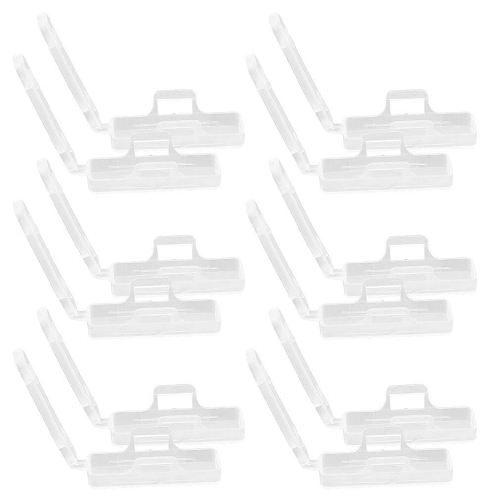 Electric Cable Identification Tags Clear Plastic Holder for Waterproof Cable Management 200Pcs