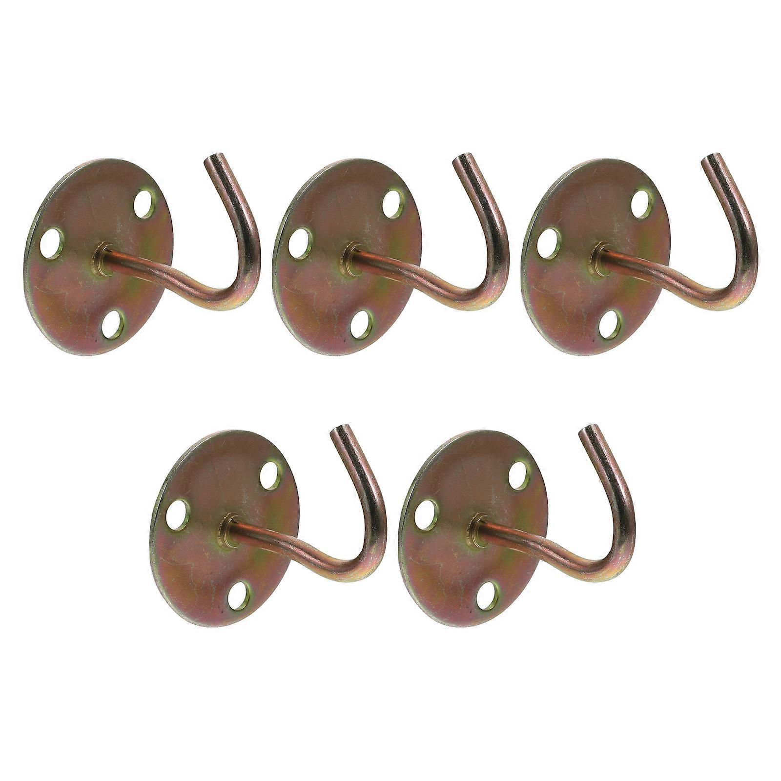 Iron Ceiling Hook Wall Mount Heavy Duty Hooks 10Pcs for Household Use