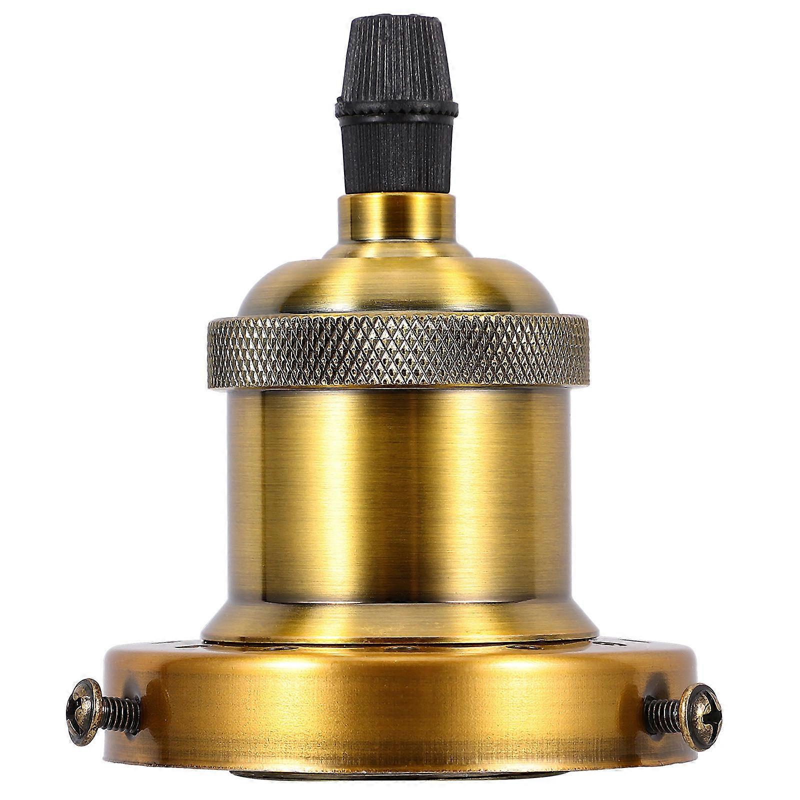 Vintage Light Socket Base for Lighting Use Aluminium Golden Pendant