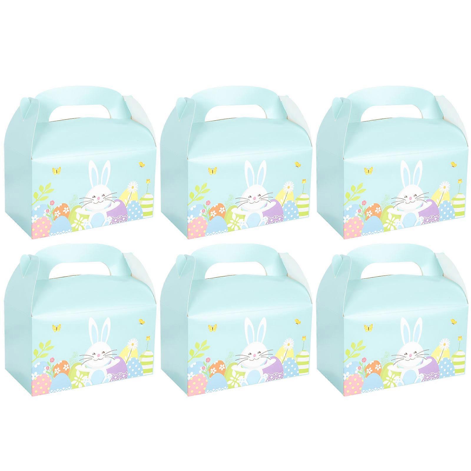 Cupcake Storage Case for Storage 6Pcs Easter Cake Packing Box in Paper