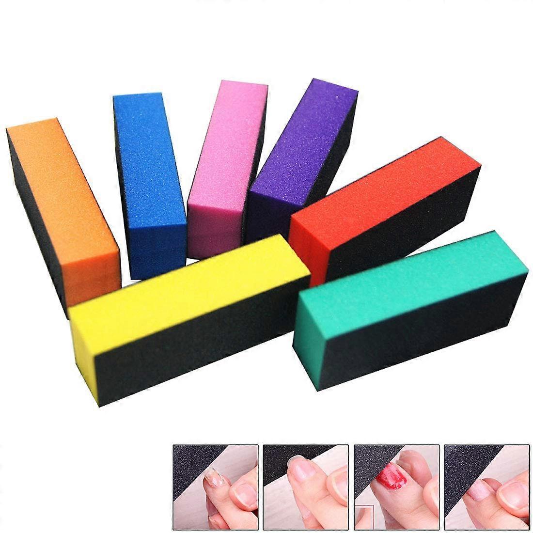 Black Bullet Nail Buffer File with ThreeSided Grit for Smooth Polishing and Shaping