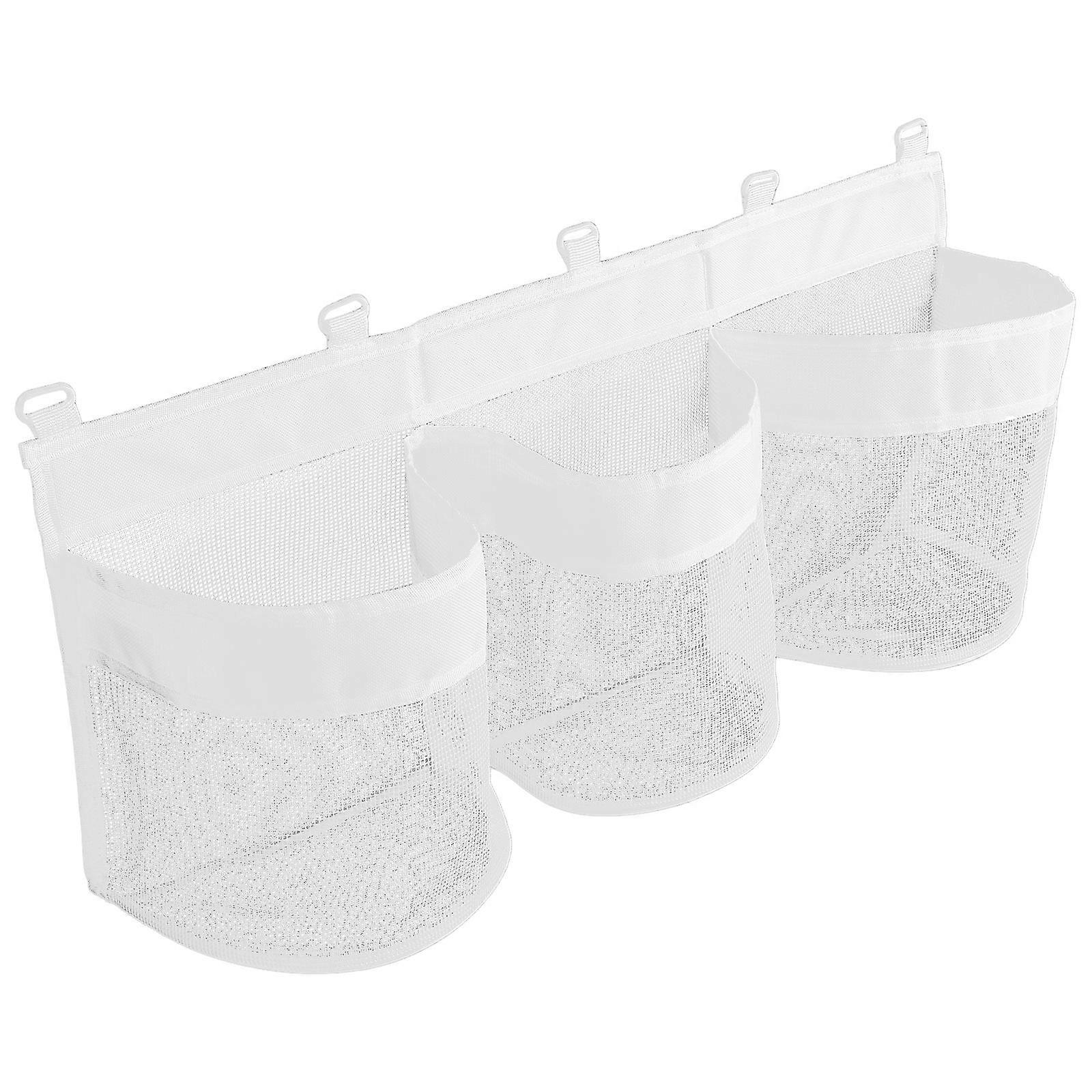 Bathroom Bathtub Plaything Organizer Mesh Bag for Hanging 4Pcs Set