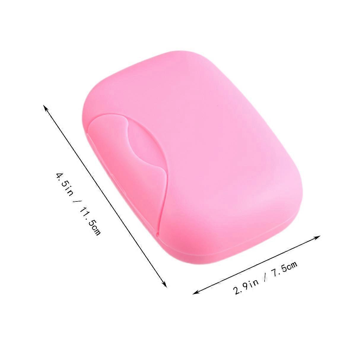 Pink Soap Container Soap Case for Storage Portable Practical Use