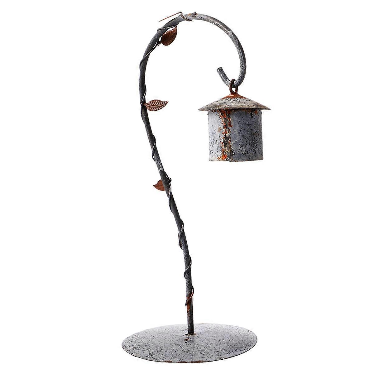 House Decor Accessories Iron Holder Balcony Round Base 1Set