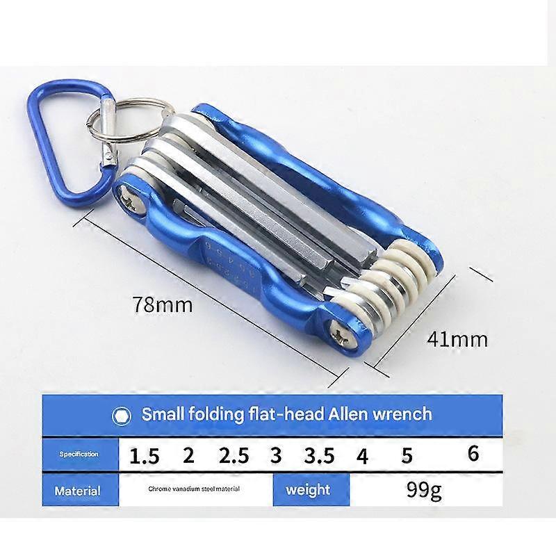 Hex Wrench Set, Chromium Vanadium Steel, Multi-functional Metric Socket Tools Kit