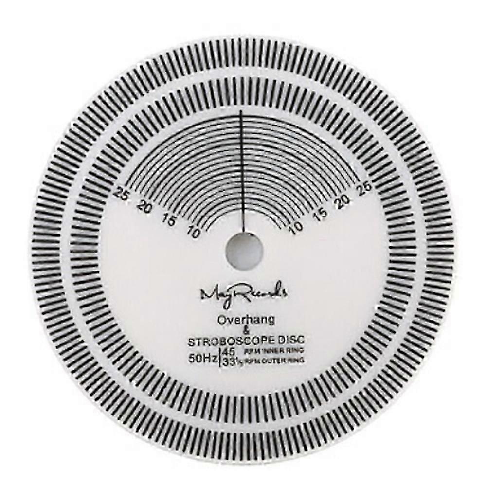 LP Record Player Strobe Disc Calibration Tachometer Record Player