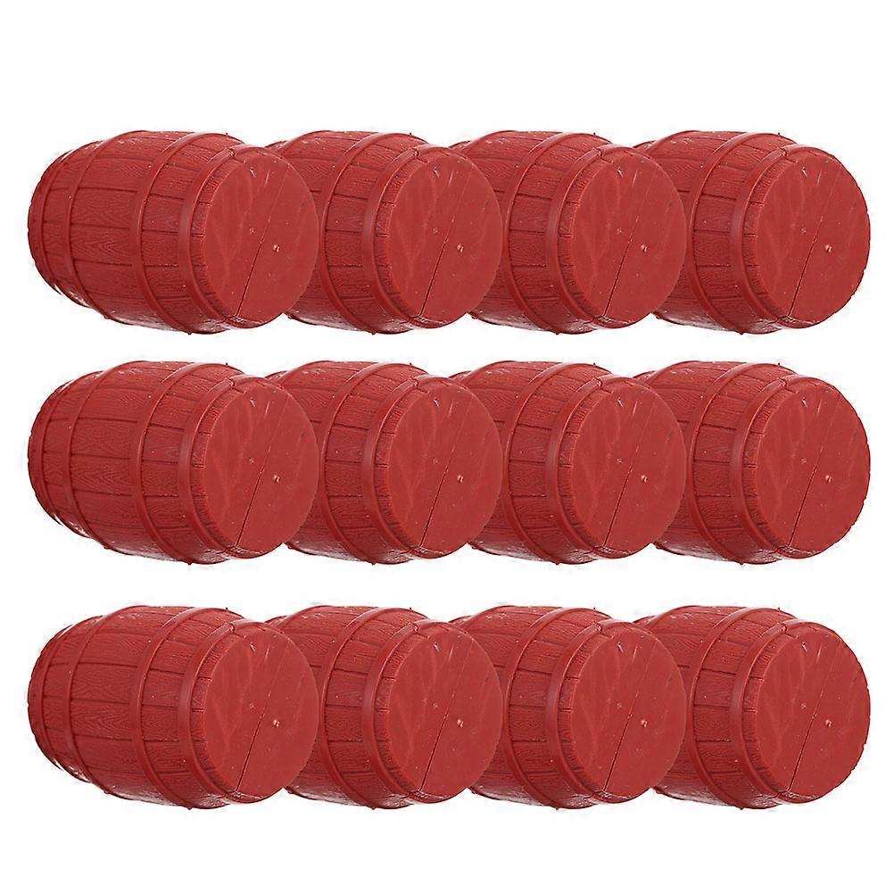 Pirate Barrels Model Mini Scene DIY Decor for Decorating 14Pcs Set