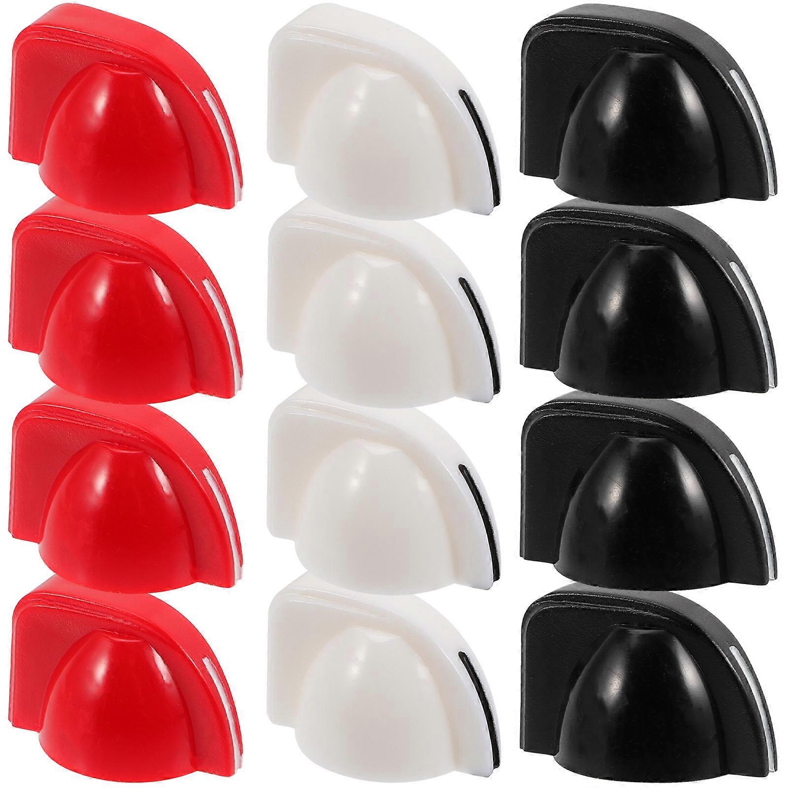 12pcs  Potentiometer Knobs Amplifier Knobs Effect Pedal Knobs Chicken-Head Knobs
