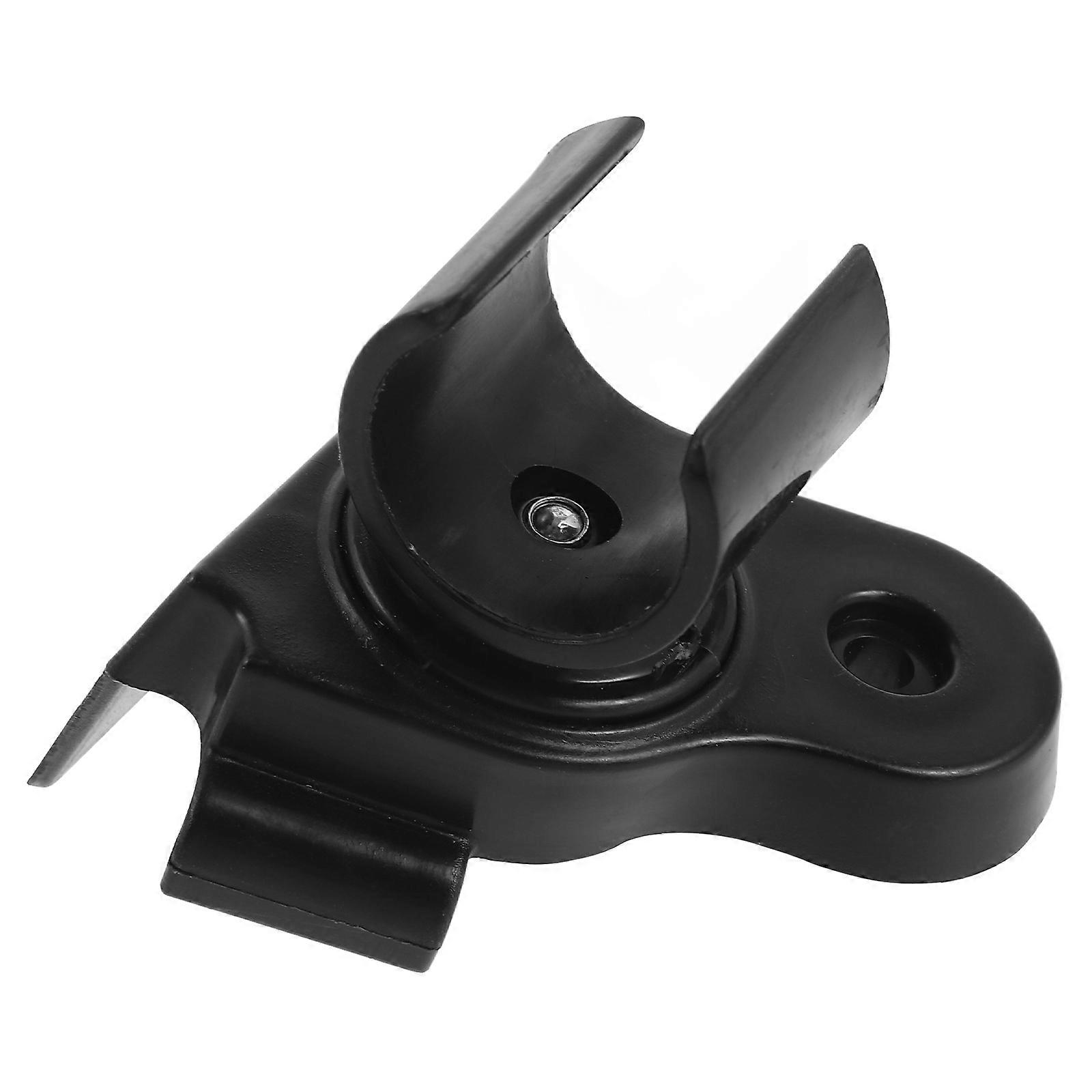 Hard Hat Flashlight Holder for Light Clip Mount Black