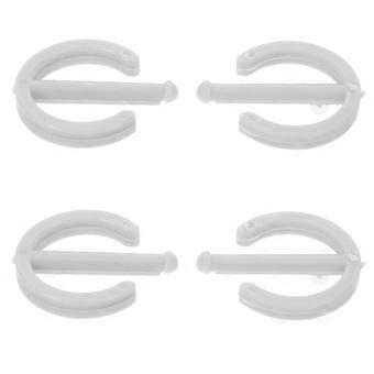 Swing Rail Anti Slip Buckle Plastic Grip Fasteners for Secure Swing Attachment 4Pcs Set