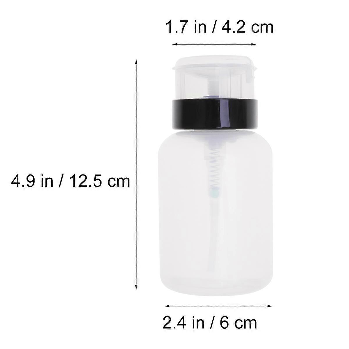 Nail Polish Empty Bottle Pressing Pump for Nail Remover 6Pcs Set