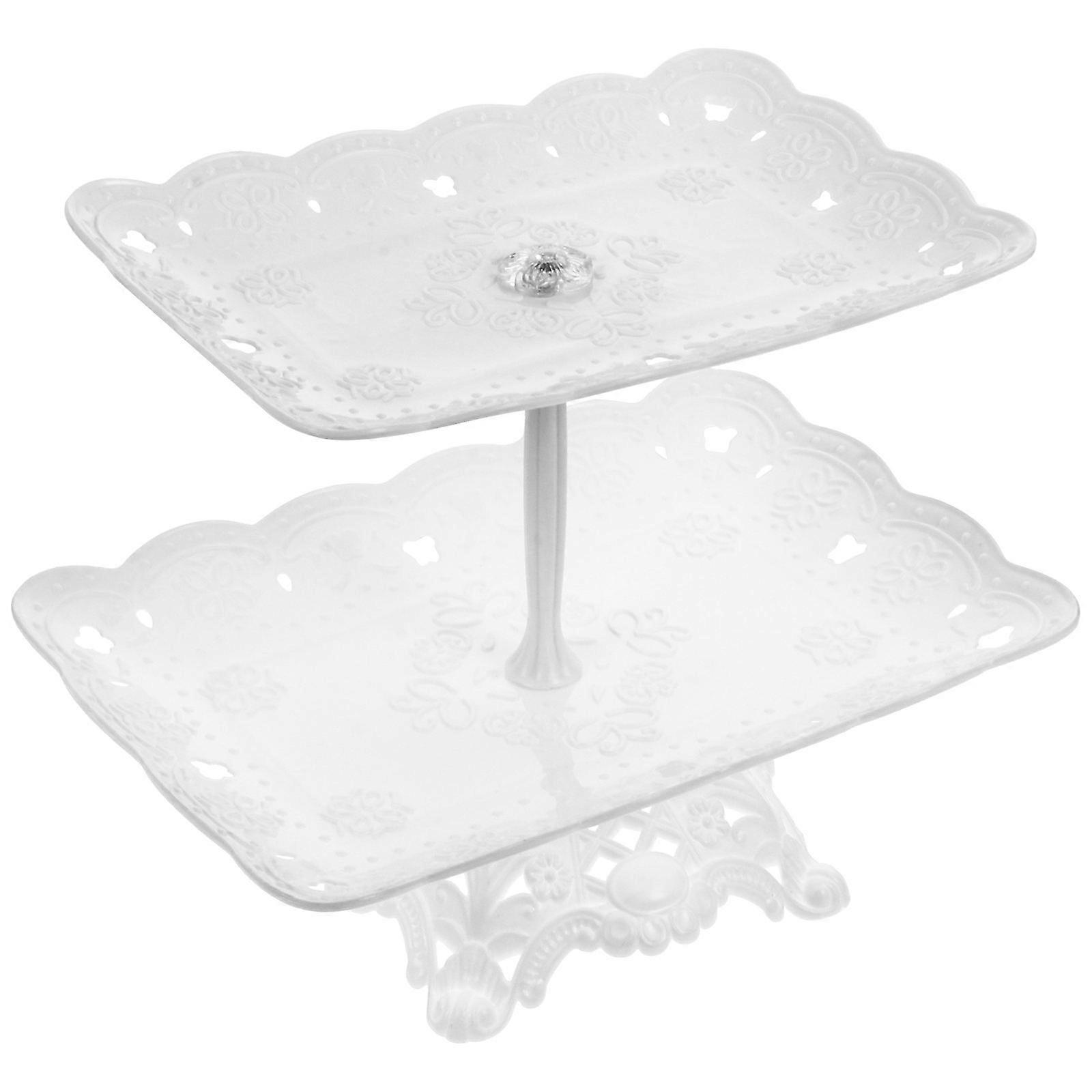 Cake Rack Cake Display Stand for Snack Storage 1Pcs White Material