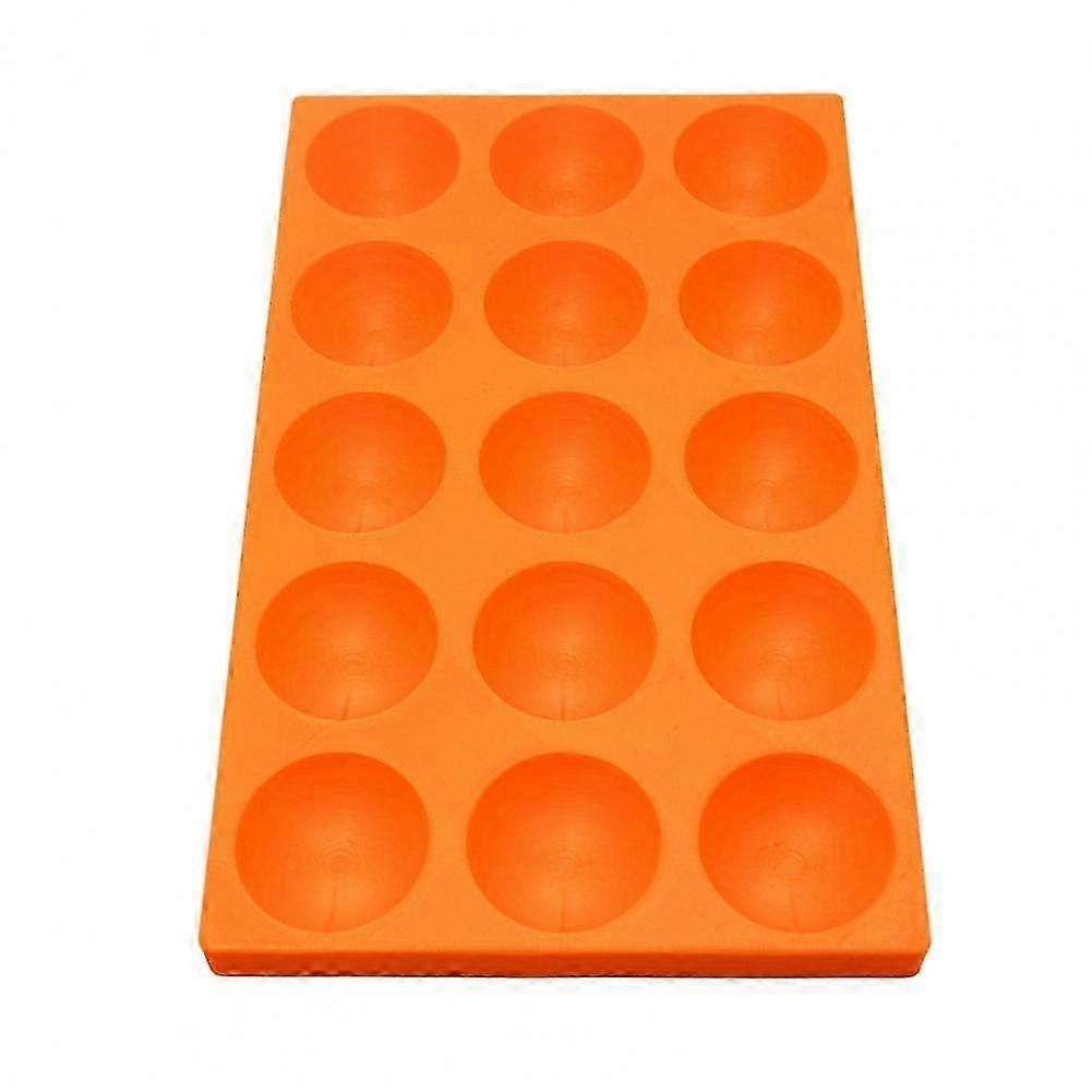 Ball Shaped Silicone Cake Mold Tray Set | 15 Molds with Push-Type Shaping Tool for Baking