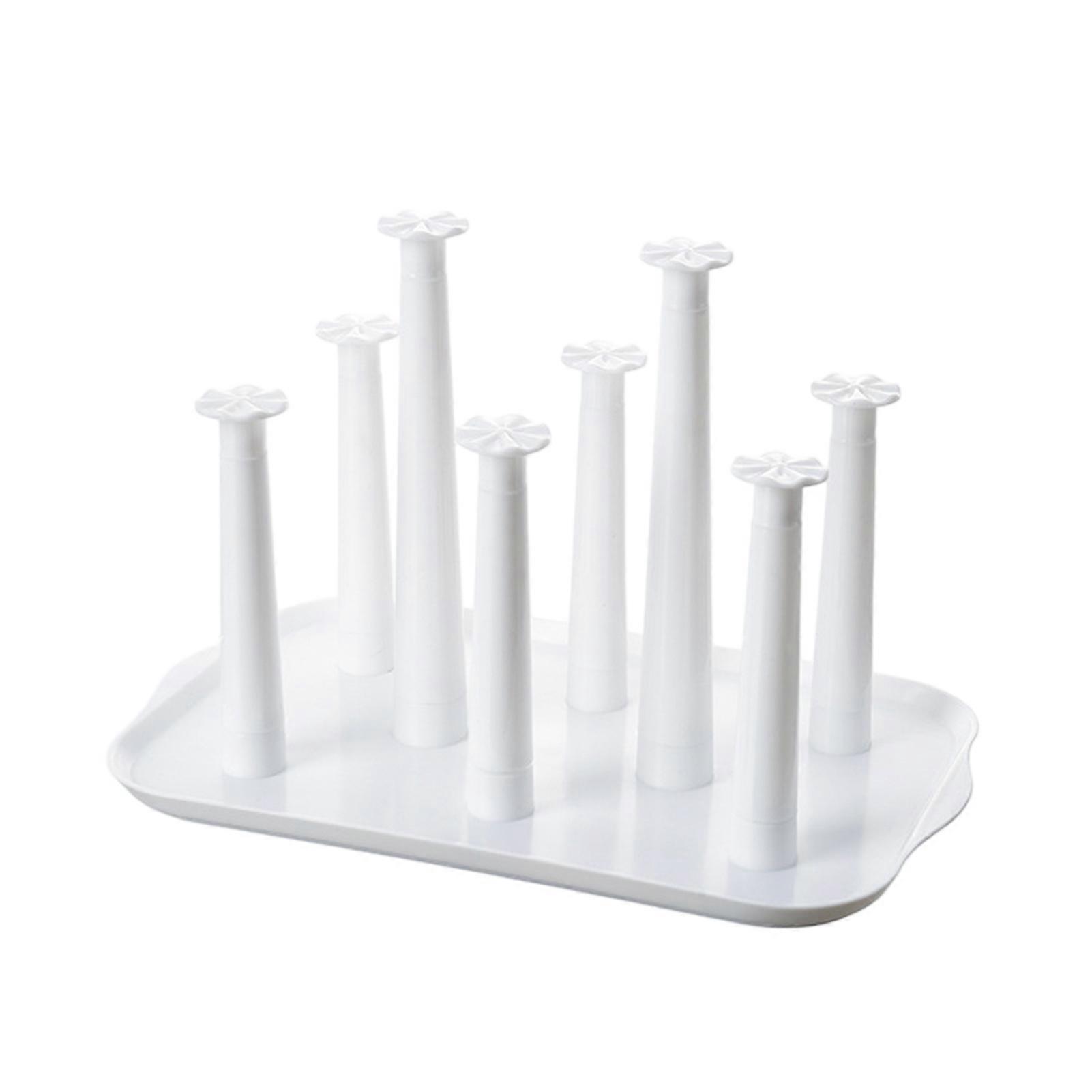 Fresh Pink White Gray Rack - Simple & Nordic - for Practical Kitchen Decor