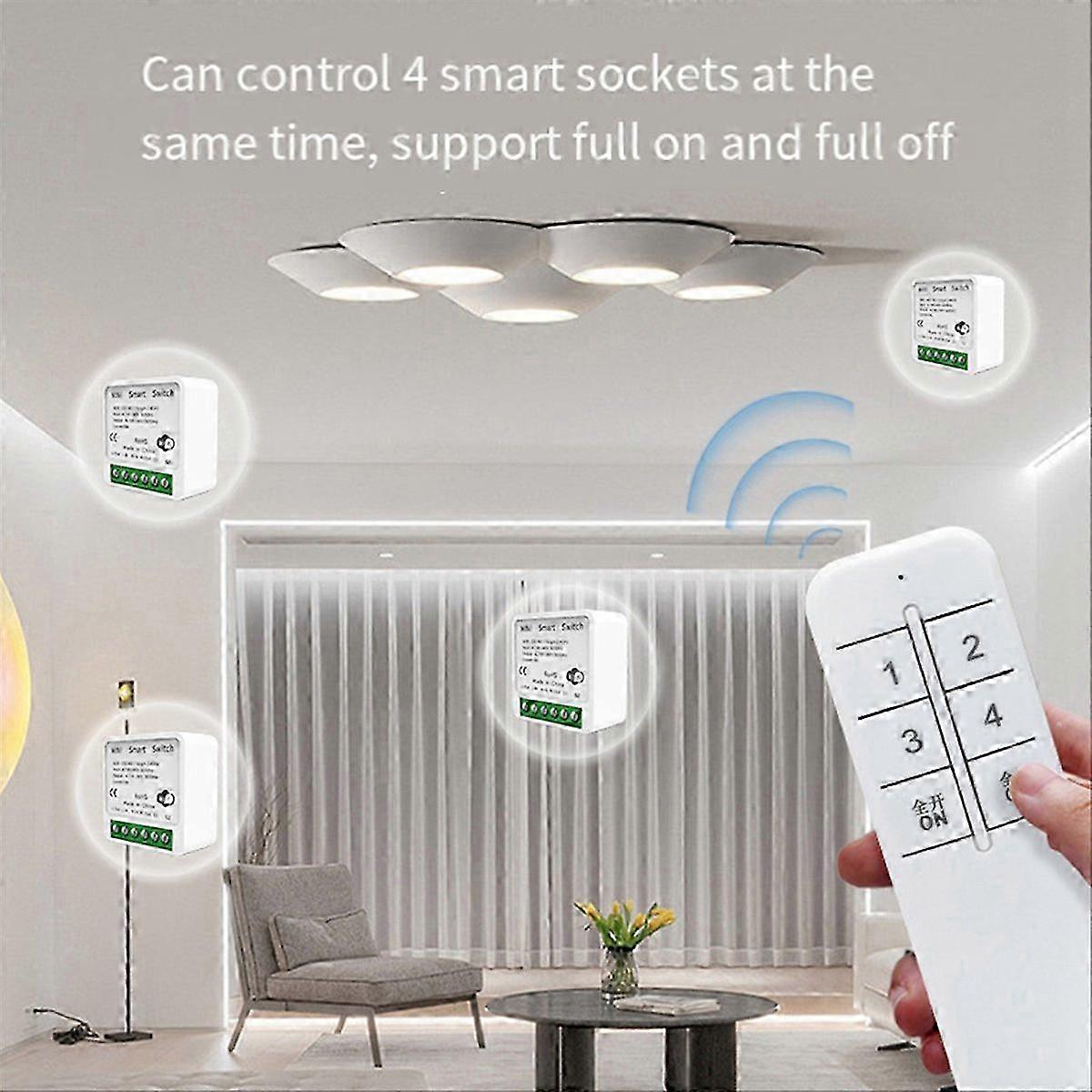 Tuya 16A MINI Wifi Switch DIY 1-Way Remote Control Timer Relay