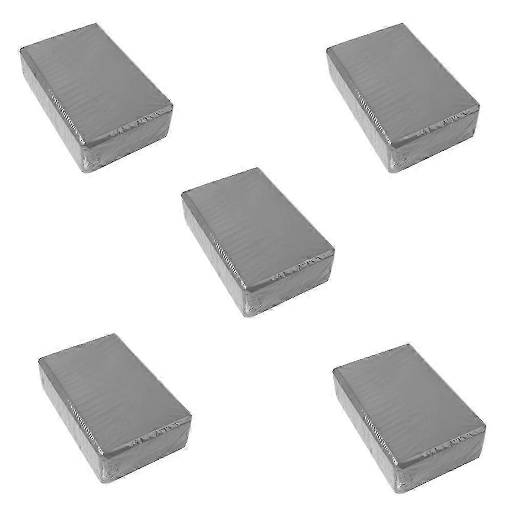 Yoga Blocks Cube Bricks Reincompatible withcement Mat Grey