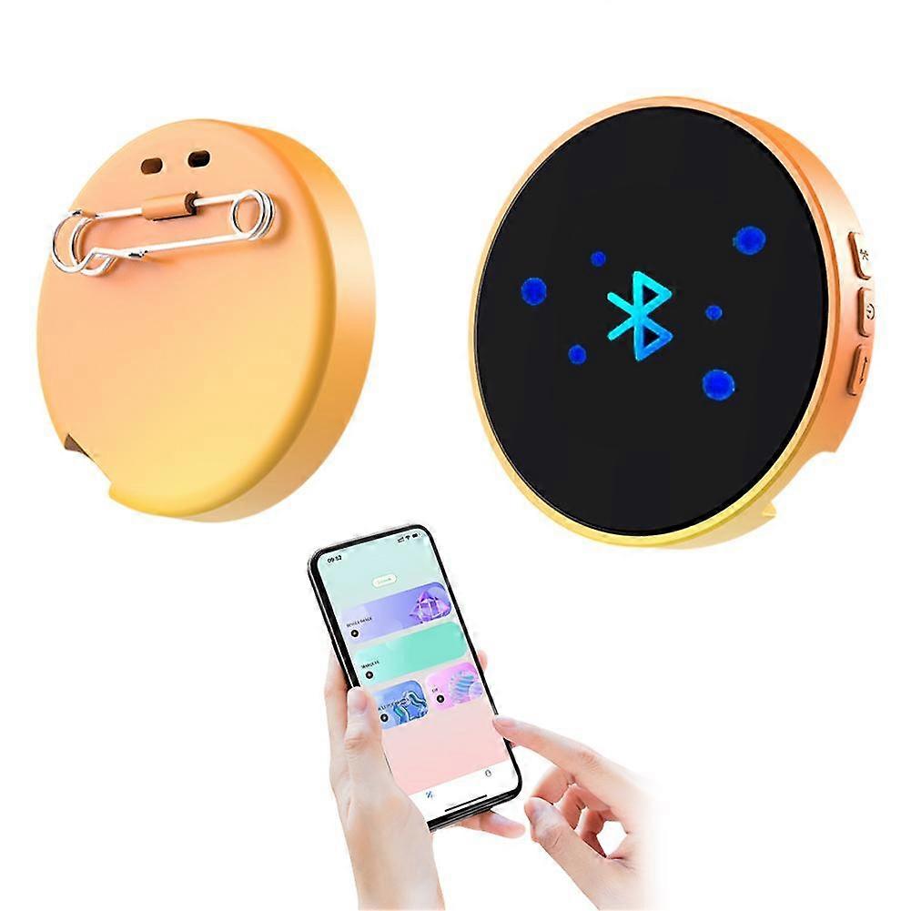 Konser Desteği İçin Mini Kolye Ucu, E-Rozet İçin Bluetooth Çubuk Elektronik T0I2