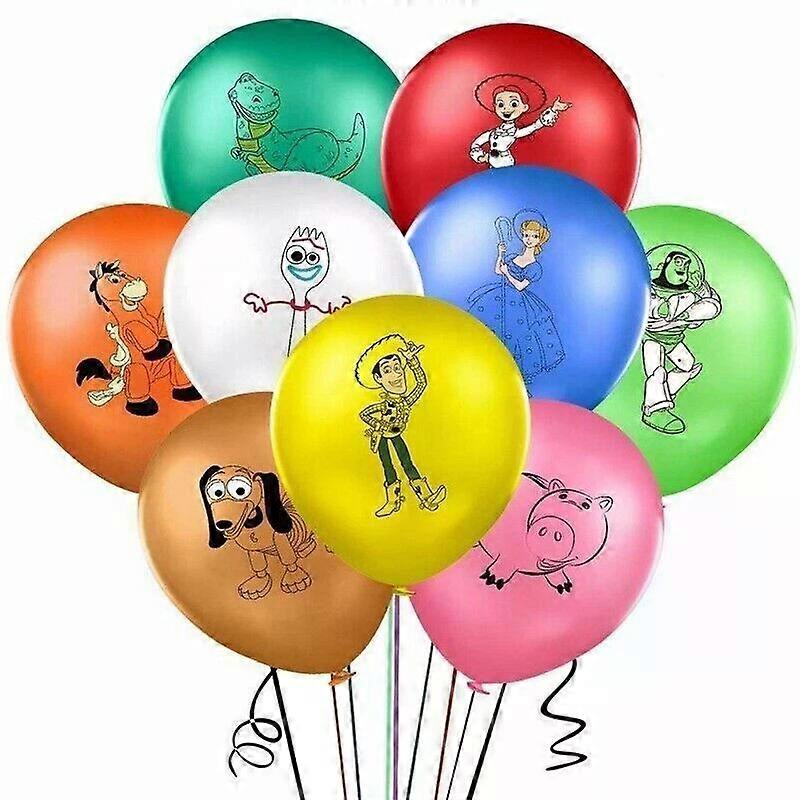 TOY STORY BALLOONS 12" LATEX BIRTHDAY DECORATION KIDS WOODY FORKY UK