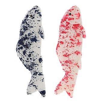 Fake Fish For Aquarium Mini Resin Koi Fish Models For Aquarium Decor Realistic Simulation Fish Shape Assorted Color 2Pcs