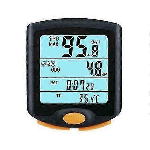 Waterproof Speedometer Wireless LCD Bike Computer Speedometer Odometer Bicycle