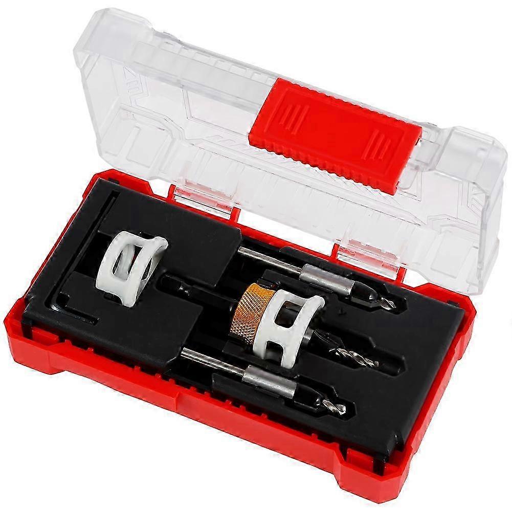 Countersink Drill Bit Set with Adjustable Depth Stop Quick Change Countersink Drill with Replaceable Drill Bits