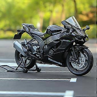 1/12 Kawasaki Ninja ZX10R Motorcycle Model Toy Vehicle Collection Autobike Shork-Absorber Off Road Autocycle Toys Car
