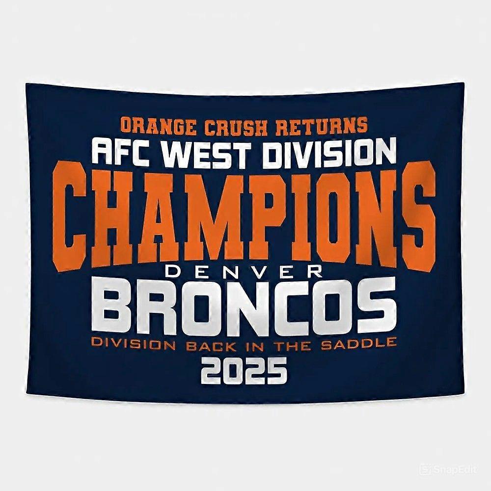 Drapeau de football américain des Broncos de Denver (NFL AG00345)