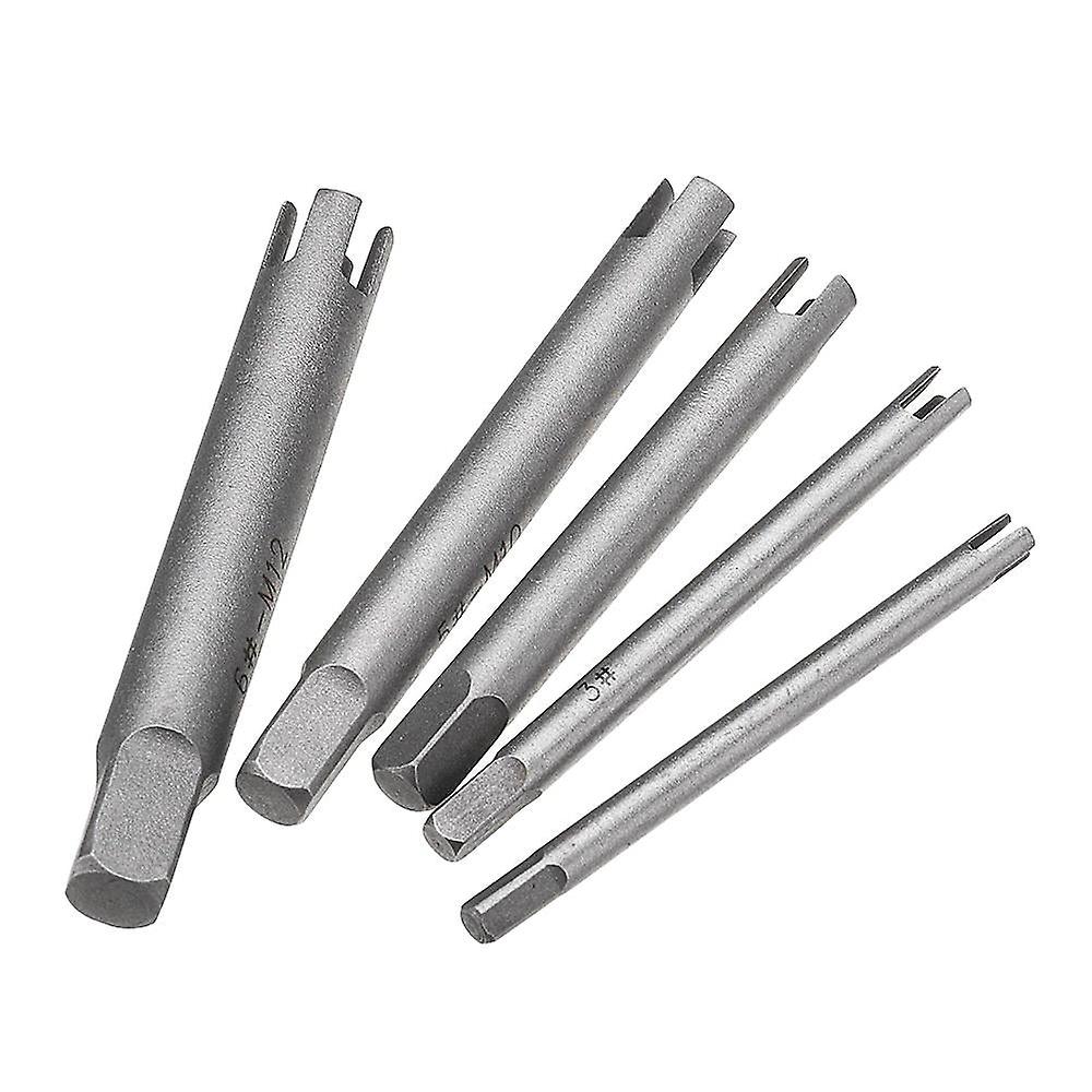 5Pcs M5-m12 Extractor de grifo dañado Extractor de tornillo de aleación