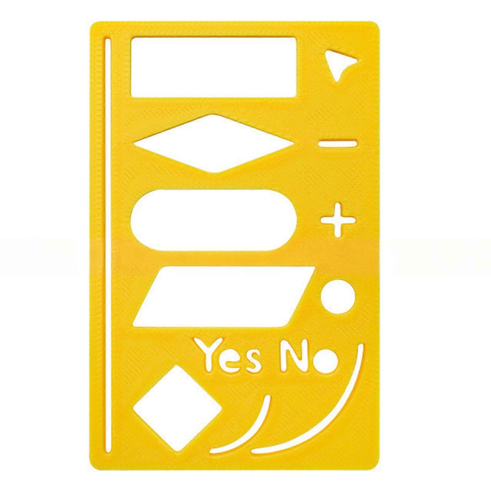 Jikaixiang Template Ruler Seamless Dot Grid Integration Ring Binding Planner Templates Disc Binding Planner Supplies