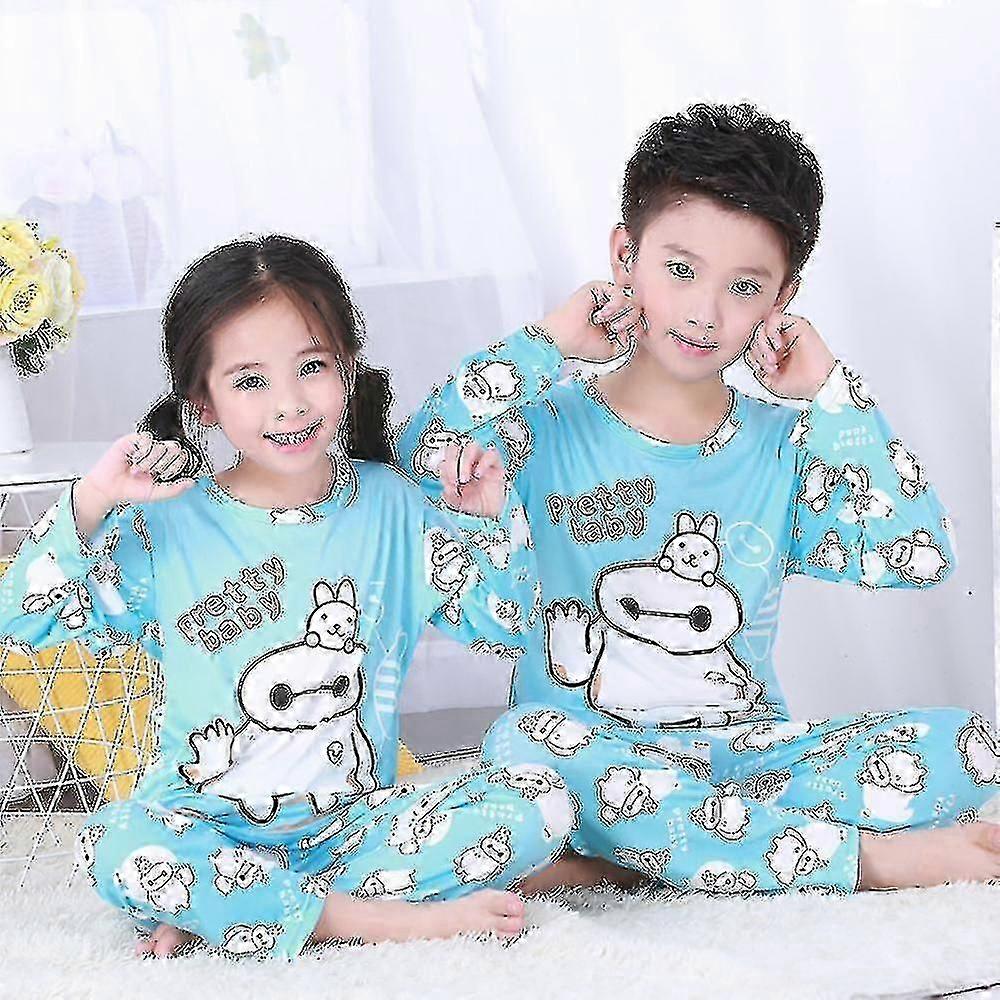 Pyjamas Set Barn Flicka Pojke Pyjamas Pjs Sovkläder Kläder