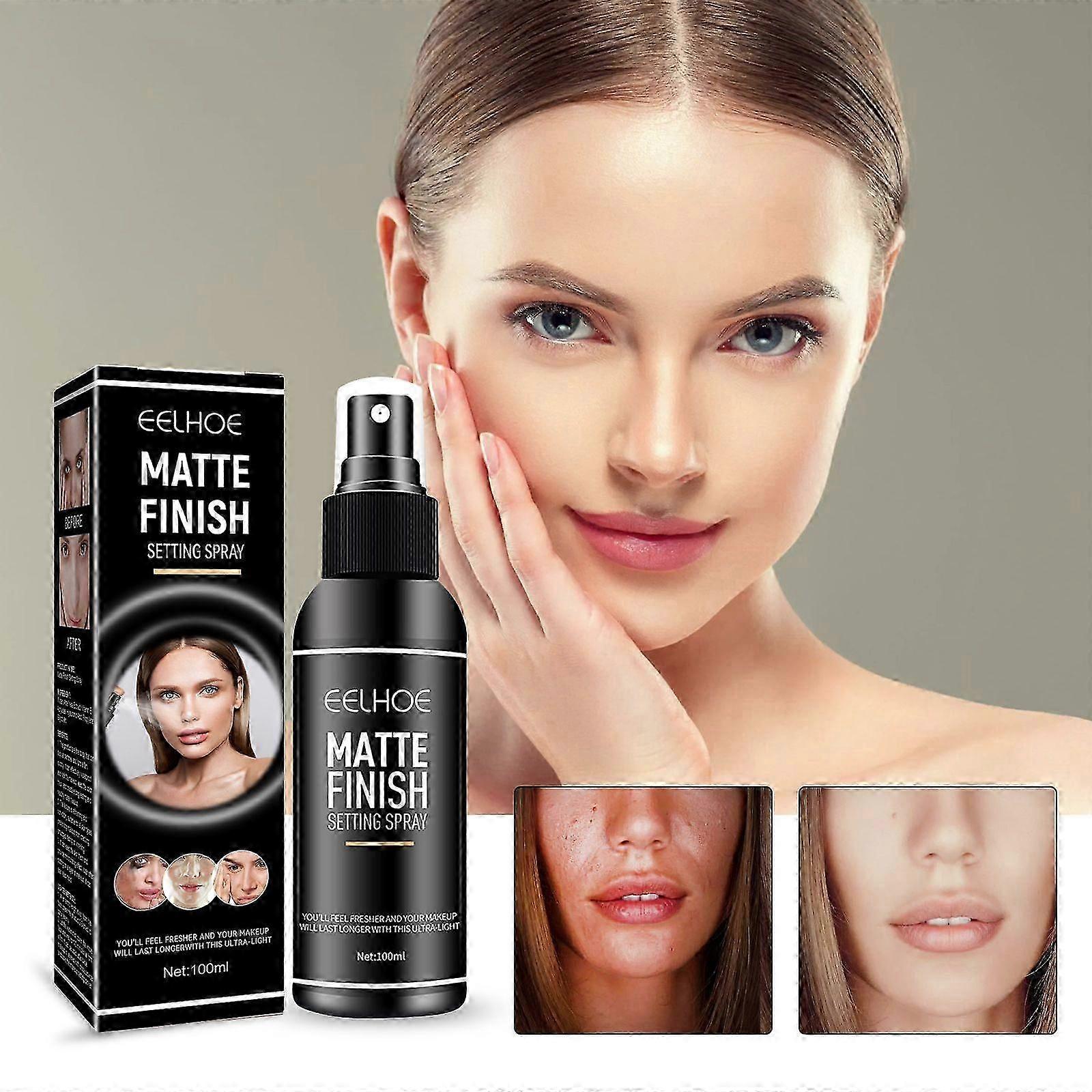 Matte Setting Spray - Langvarig, Vannfast, Oil Control Makeup Fixer, 110ml