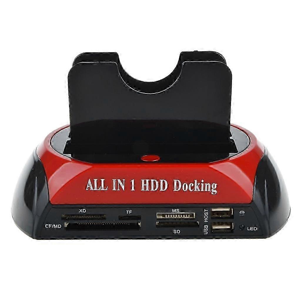 HDD Docking Base SATA IDE Dual USB 2.0 Hard Drive Card Reader AU plug