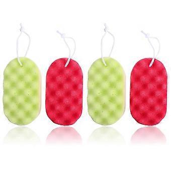 4Pcs Tragen-beständig Bad Wäscher Tragbare Körper Wäscher Haushalt Erwachsene Schwämme