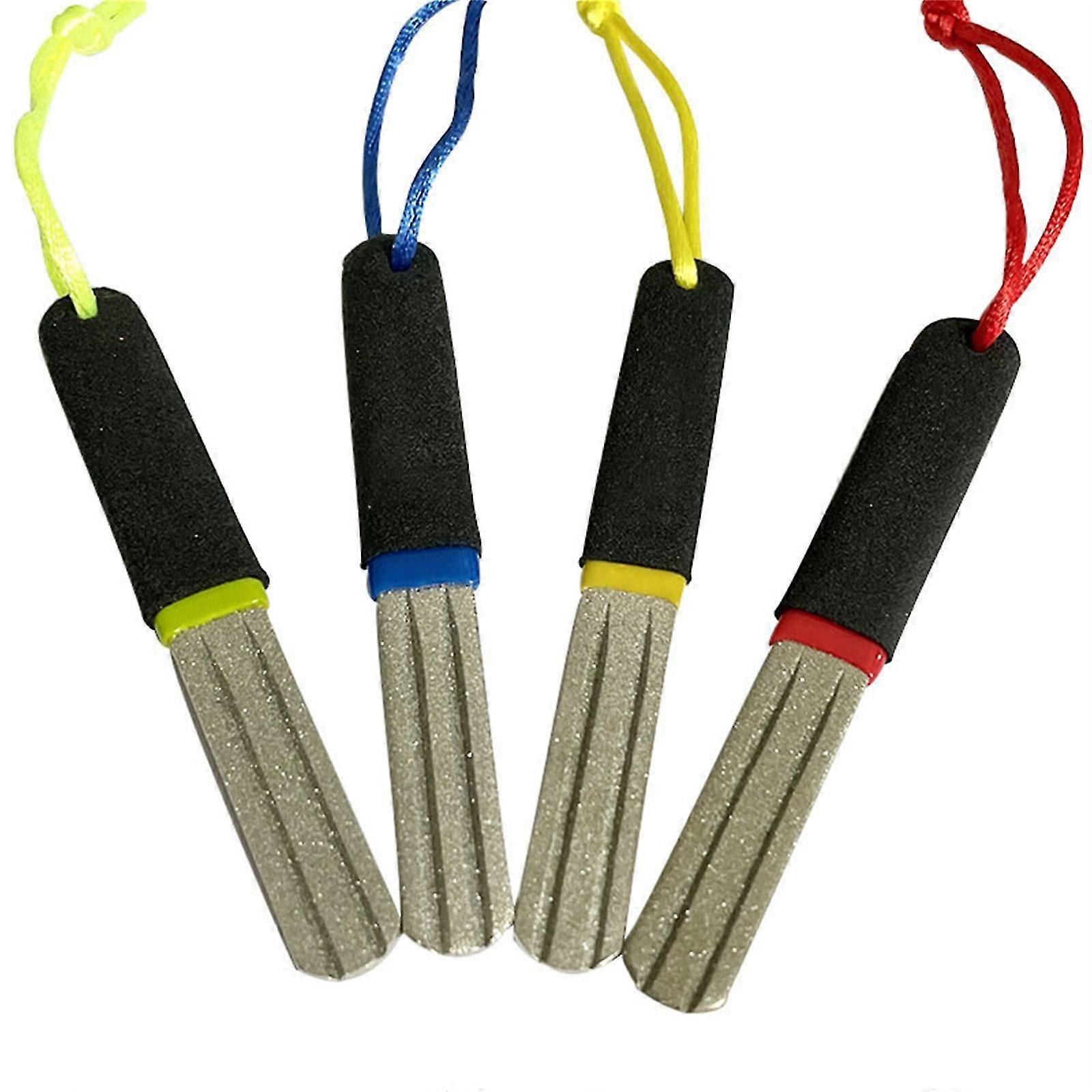 Diamond Double Side Fishhook File - Hook Hone, Line Stripper, Knife Sharpener for Fishing