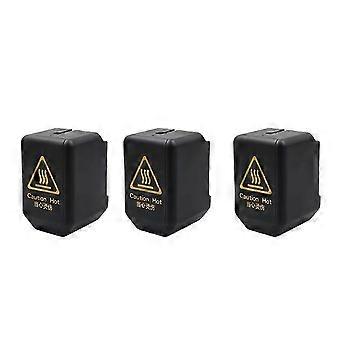 3 Stück Düsensocken für Anycubic Kobra S1 Max, 300 °C hitzebeständige Silikonhülle für Hotend, Kombi-Druckkopfzubehör