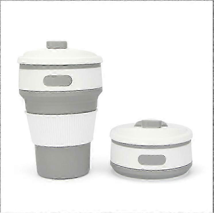 Double Leakproof Design Foldable Travel Mug