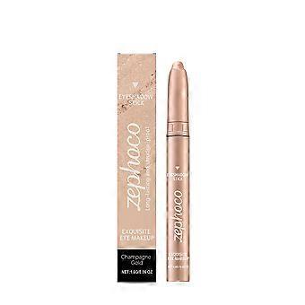 Zephoco Pearl Nude eye shadow Stick (Champagne Gold) Natural Color Display Daily Dating Versatile eye shadow Stick