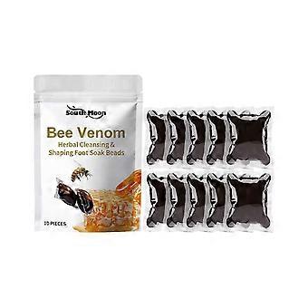 Bee Venom Foot Soak Gel Beads - Repair Leg Swelling, Cleanse, Moisturize, Firm, And Beautify Feet
