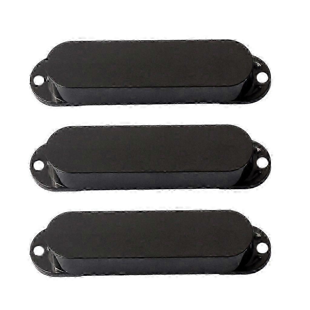 Black Sealed Single Coil Pickup Cover