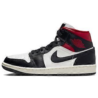 Jordan 1 Mid Gym Red Panda dames BQ6472-061