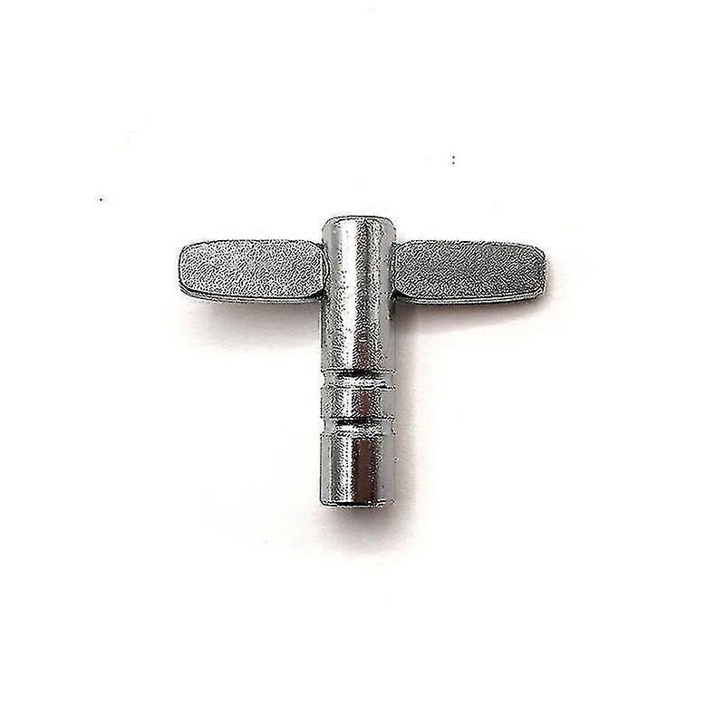 2pcs Adjustable Silver Drum Head Tuning Keys Tuner Solid Square Socket Durable Tuning Keys (silver)
