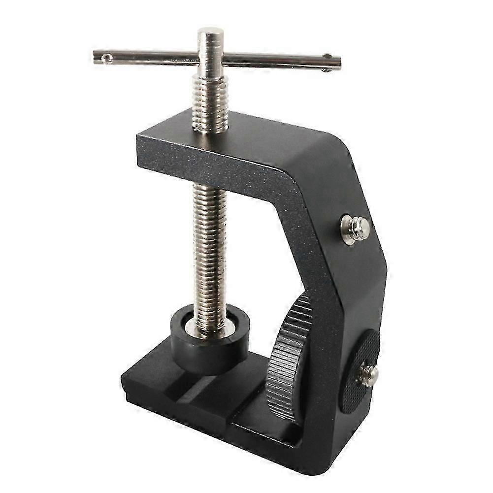 Universal 1/4 Multi Angle Adjustable Table Screen Desktop Partition Installation Adapter Bracket Fixer C-Shaped ClampJJ