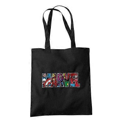 Marvel Comics Strip Logo Tote Bag