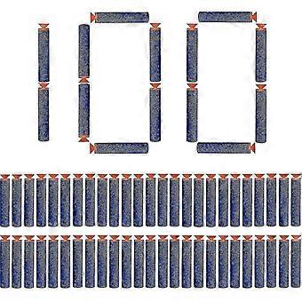 100 Stück 7,2 cm Saugnapf Darts Nachfüllen Kugeln Schaumpfeile Zubehör für Nerf N-Strike Elite Serie (Saugnapf)