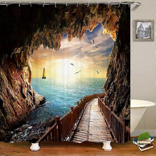Bathroom Curtain  type-0239 Home Decor