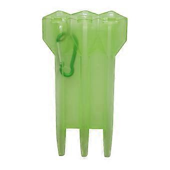 Dart Case Storage Container with Key Buckle for Darts Green