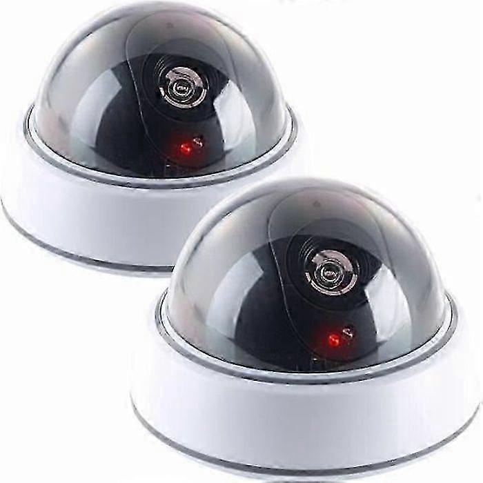 Plastic Wireless Dummy Camera, Unspecified Type, 360-Degree Dome Design with Red LED