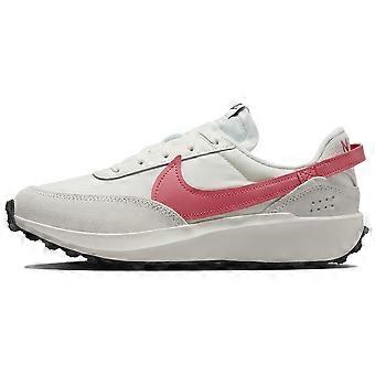 Chaussures décontractées basses Nike Waffle Debut pour femmes, blanches et rouges DH9523-108