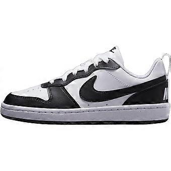Buty do deskorolki Nike Court Borough Low top, białe, czarne, unisex, DV5456-131
